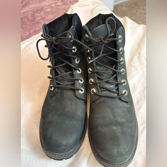 Timberland WOMEN'S VELVET ACCENT PREMIUM WATERPROOF BOOTS Black Size 9 - Picture 11 of 14